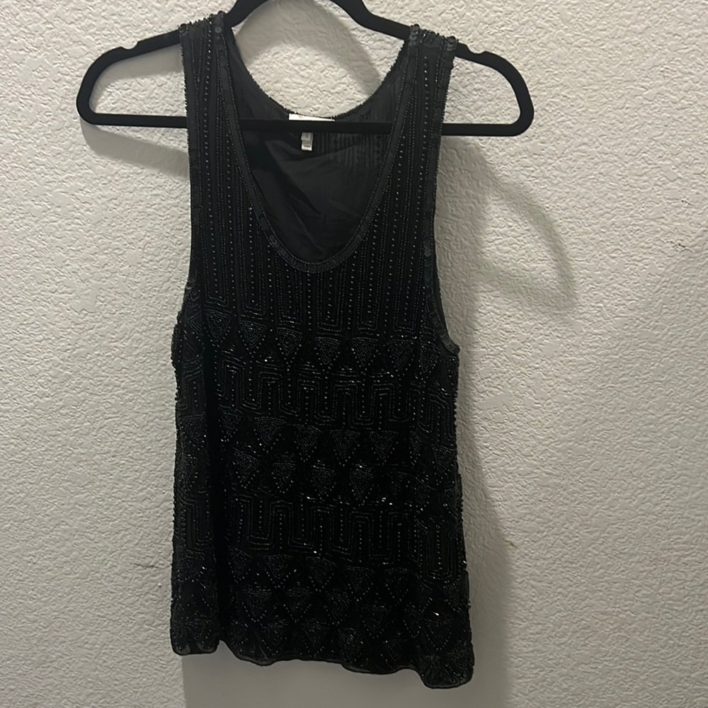 Joie all beaded tank top